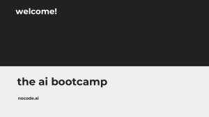 AI Bootcamp: Learn AI from Basics to Advanced