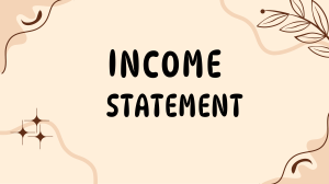 Income Statement Formula & Flow Guide
