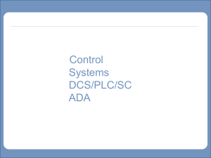 Control Systems: DCS, PLC, SCADA Introduction