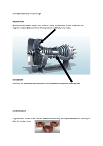 Arkwright Scholarship Turbine Design