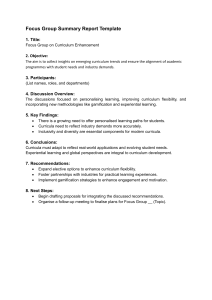 Focus Group Summary Report Template