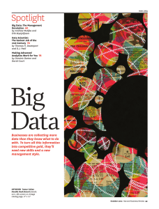 Big Data: The Management Revolution | HBR