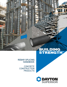 Rebar Splicing Handbook | Concrete Construction Products
