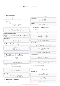 F&oacute;rmula de Hoja: Fundamentos Estad&iacute;sticos de Machine Learning