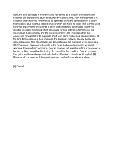 Conrad 2015 Study: Incentives, Risk-Taking, and Compensation Schemes