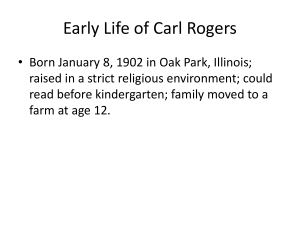 Early Life of Carl Rogers: Biography & Childhood