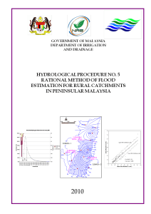 Hydrological Procedure No. 5: Rational Method for Flood Estimation