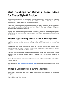 Best Paintings for Drawing Room: Ideas for Every Style & Budget