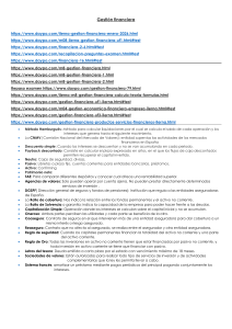 Gesti&oacute;n Financiera: Gu&iacute;a de Estudio con Definiciones y Ejemplos