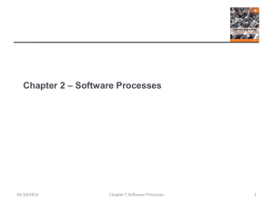 Software Engineering II: Software Processes
