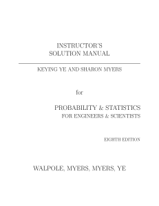 Ronald E. Walpole 8th Edition (Solution) 034624