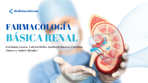 Farmacolog&iacute;a B&aacute;sica Renal - Di&aacute;lisis y Da&ntilde;o Renal