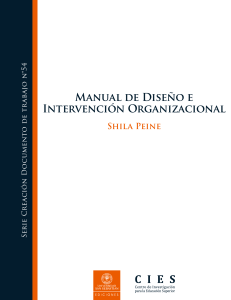 Manual de Dise&ntilde;o e Intervenci&oacute;n Organizacional - Shila Peine