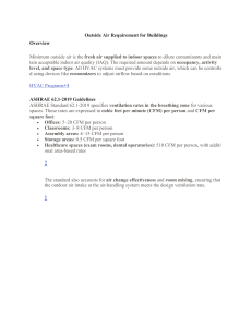 Spotsylvania County Air Distribution Worksheet