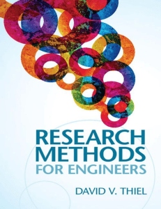 Research Methods for Engineers Textbook