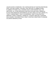 Restroom Renovation Specification