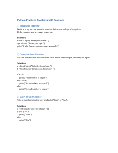 Python Basics: Variables, Data Types, and Control Structures
