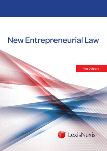 New Entrepreneurial Law Textbook by Piet Delport