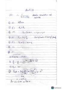 Semiconductor Physics Study Sheet: Carrier Concentration & Mobility