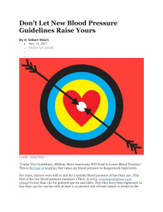 New Blood Pressure Guidelines: Why Lower Isn't Always Better