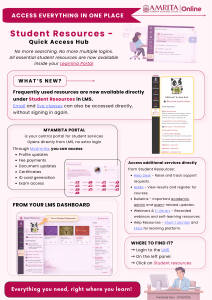 Amrita Student Resources Hub Guide