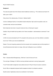 Ping An Health Company Case Study: Strategy & Transformation