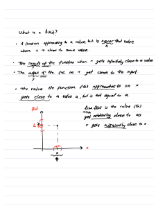 What is a Limit? - Calculus Definition