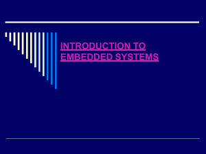 Introduction to Embedded Systems: Basics and Applications