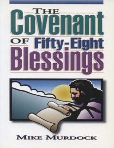 The Covenant of Fifty-Eight Blessings by Mike Murdock