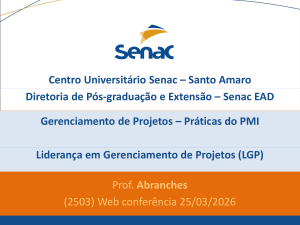 Avalia&ccedil;&atilde;o Individual - Lideran&ccedil;a em Gerenciamento de Projetos (LGP)