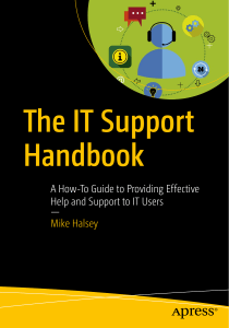 The IT Support Handbook: A Guide to Effective IT User Support