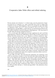 Cooperative Jahn-Teller Effect and Orbital Ordering Chapter