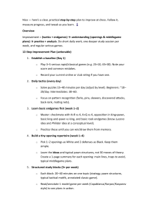12-Step Chess Improvement Plan