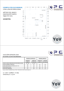 Manual de c&aacute;lculo de losa bidireccional postensada ACI-2005