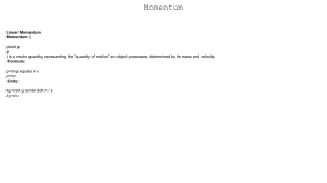 Understanding Linear Momentum in Physics