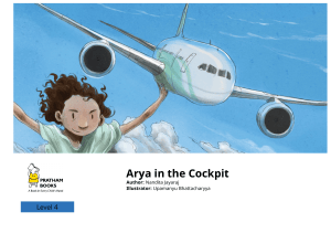 Arya in the Cockpit: A Children's Story About Dreams of Flying