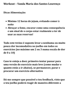 Plano de Treino Completo com Dicas de Alimenta&ccedil;&atilde;o e Exerc&iacute;cios