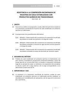 Norma INV E 632-22: Resistencia a compresi&oacute;n inconfinada de suelos estabilizados