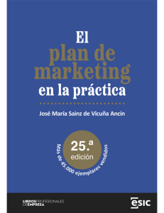 El plan de marketing en la pr&aacute;ctica: Gu&iacute;a completa