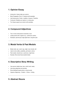 English Writing & Grammar Study Guide