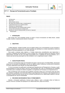 Instru&ccedil;&otilde;es T&eacute;cnicas - EFF 01 - Metso