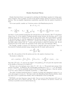 Density Functional Theory: Basics and Theorems