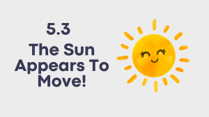 The Sun Appears To Move: Classroom Activity
