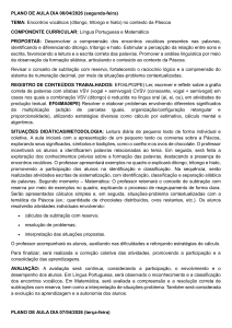 Plano de Aula: Encontros Voc&aacute;licos e Matem&aacute;tica na P&aacute;scoa