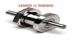 Lesson 17: Torsion - Torsion Formula & Problem Solving