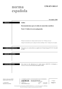 UNE-EN 1011-5: Recomendaciones para soldar aceros plaqueados