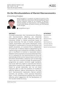Microfoundations of Marxist Macroeconomics: Efficiency in Public vs Private Enterprises