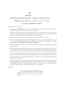 Corrig&eacute; Examen Macroéconomie ECGE 1211 Août 2022