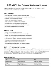 ENTP & INFJ Fun Facts & Relationship Dynamics