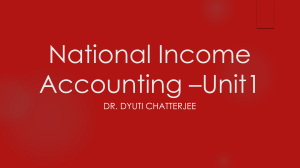 National Income Accounting Unit 1
